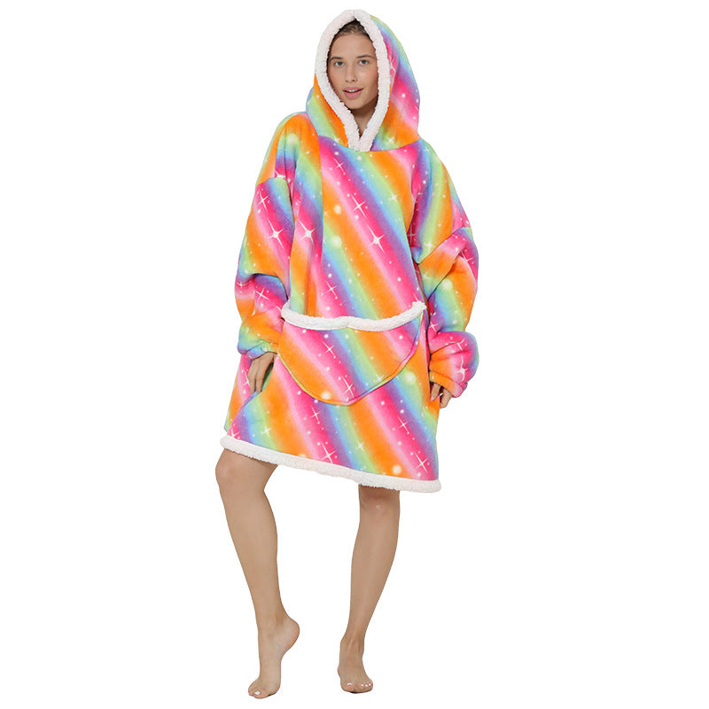 Cozy Sheep Fleece Warm Winter Sleepwear-Sleepwear & Loungewear-Style7-One Size-Free Shipping Leatheretro