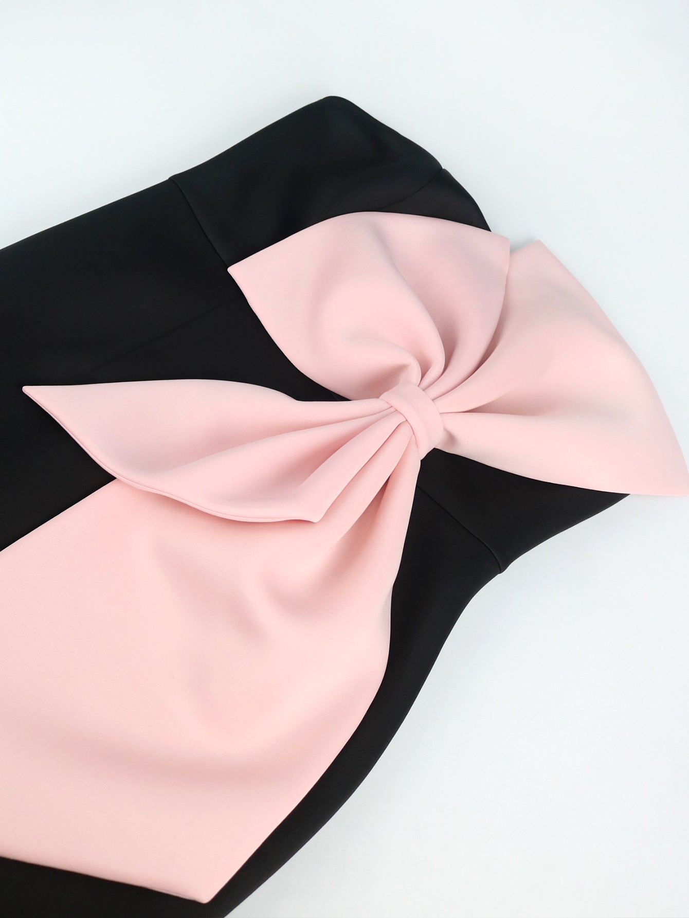 Sexy Off The Shoulder Strapless Bowknot Party Dresses-Dresses-Pink-S-Free Shipping Leatheretro