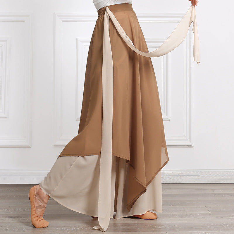 Classic Dancing Wide Legs Pants-Women Bottoms-A-S-Free Shipping Leatheretro