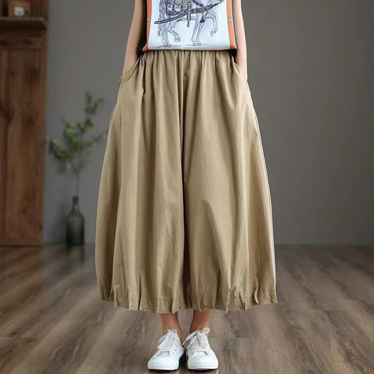 Casual Summer High Waist Women A Line Skirts-Skirts-Black-One Size-Free Shipping Leatheretro