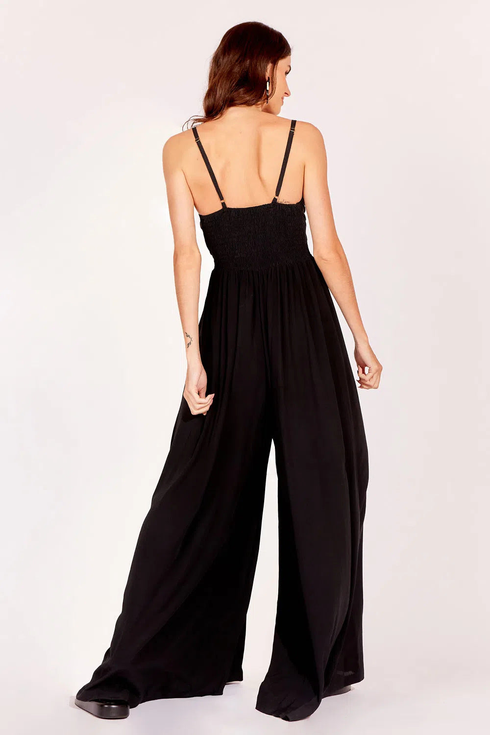 Summer Fashion Wide Legs Jumpsuits for Women-Jumpsuits & Rompers-Black-S-Free Shipping Leatheretro