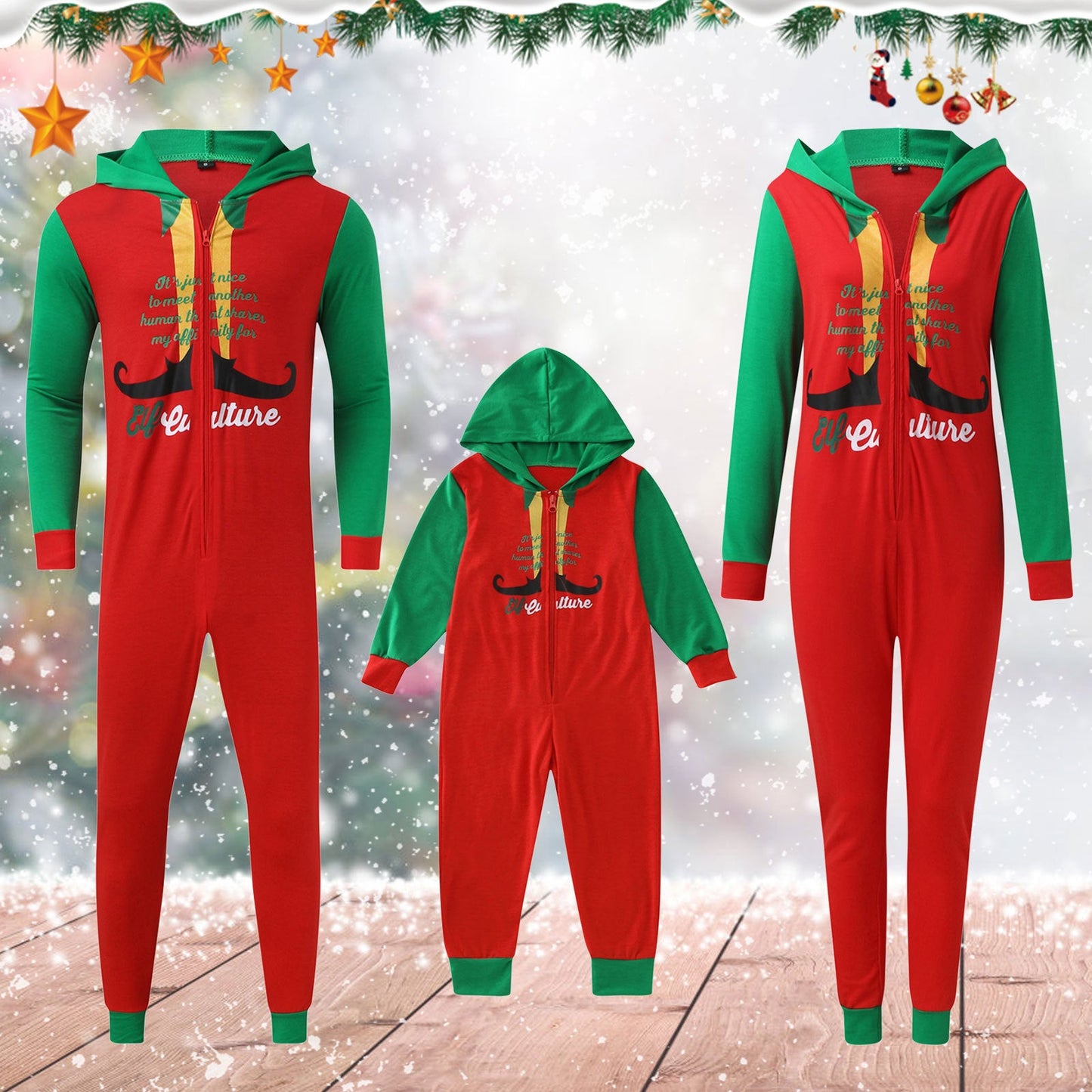 Fashion Adult and Kids Christmas Suits-Suits-Red-Miss-S-Free Shipping Leatheretro