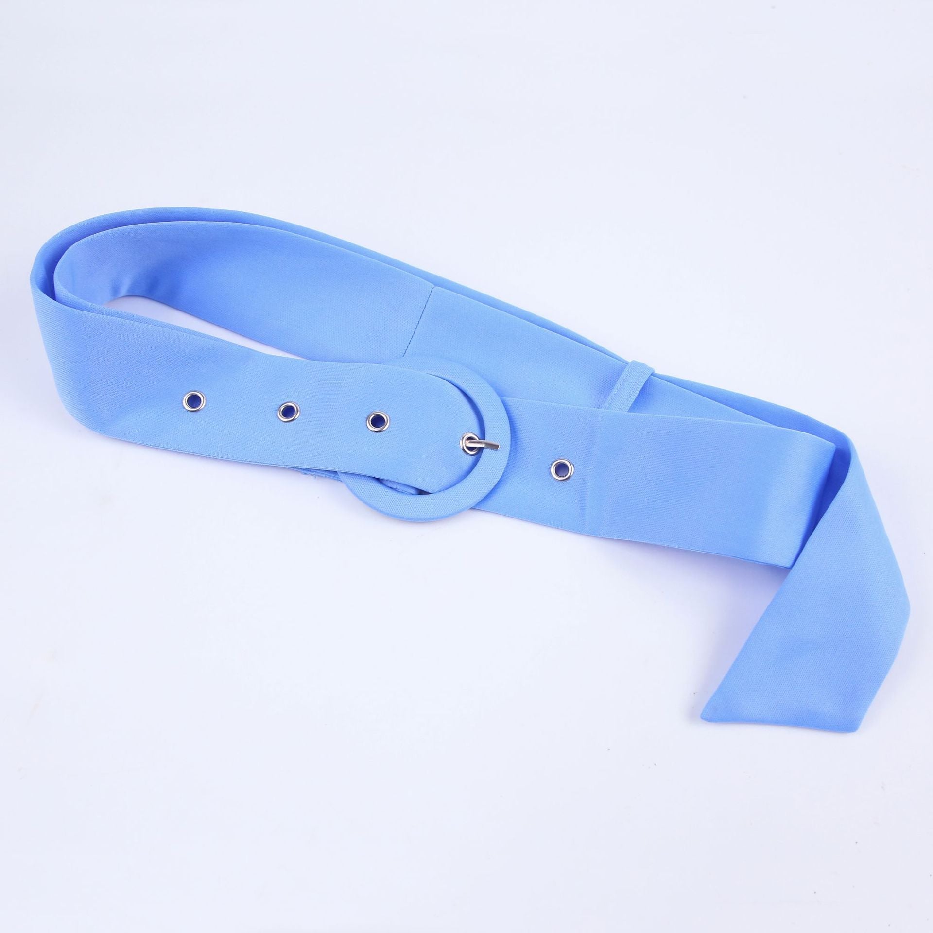 Luxury Spring Stand Collar Women Suits with Belt-Suits-Blue-S-Free Shipping Leatheretro