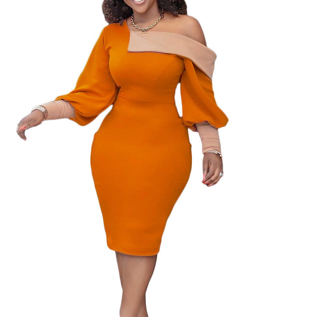 Sexy Office Lady Plus Sizes Dresses-Dresses-Pink-S-Free Shipping Leatheretro