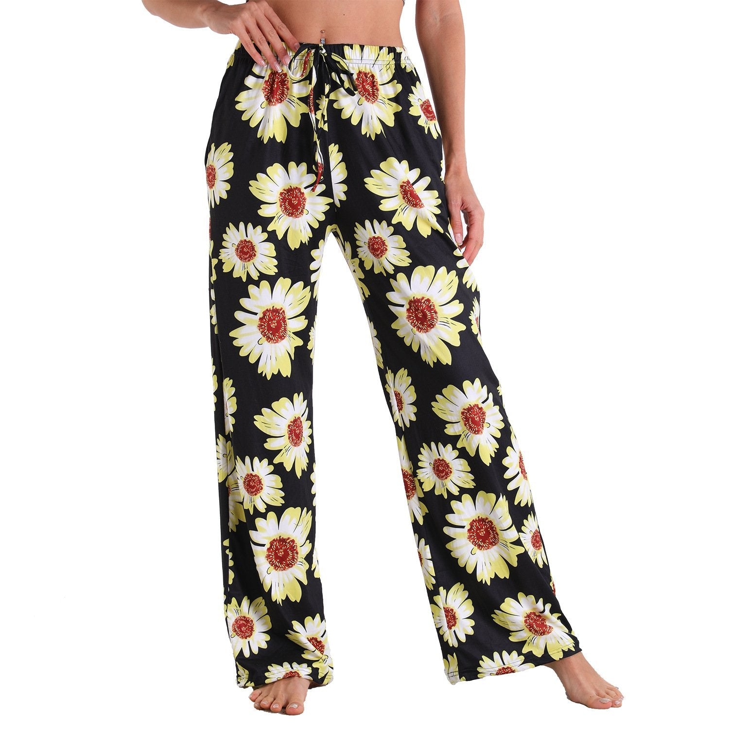 Leisure Women Comfortable Pants with Pocket-Pajamas-3013-S-Free Shipping Leatheretro
