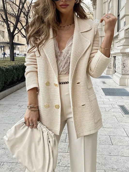 Designed Casual Women Coats & Jackets-women coats-Apricot-S-Free Shipping Leatheretro