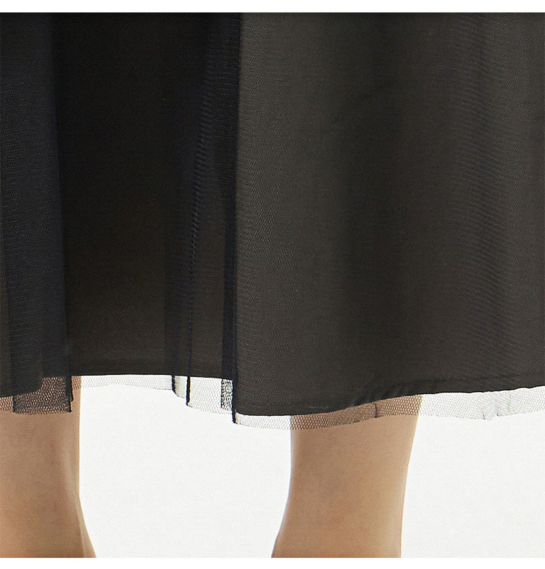 Casual Irregular Plus Sizes Skirts for Women-Skirts-Black-One Size-Free Shipping Leatheretro