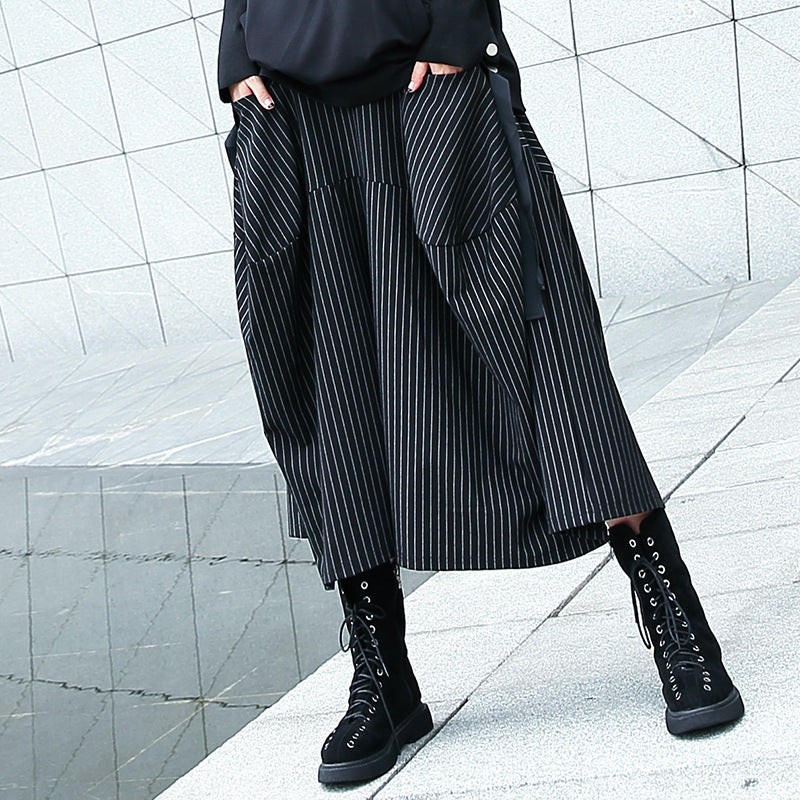 Designed High Waist Loose Wide Legs Pants-Pants-The same as picture-Color-Free Shipping Leatheretro