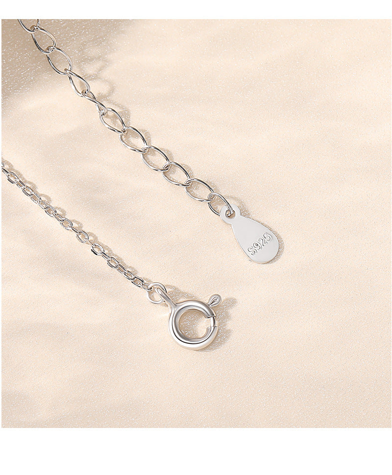 Merry Christmas Design Sterling Sliver Necklace for Women-Necklaces-D2148-Free Shipping Leatheretro