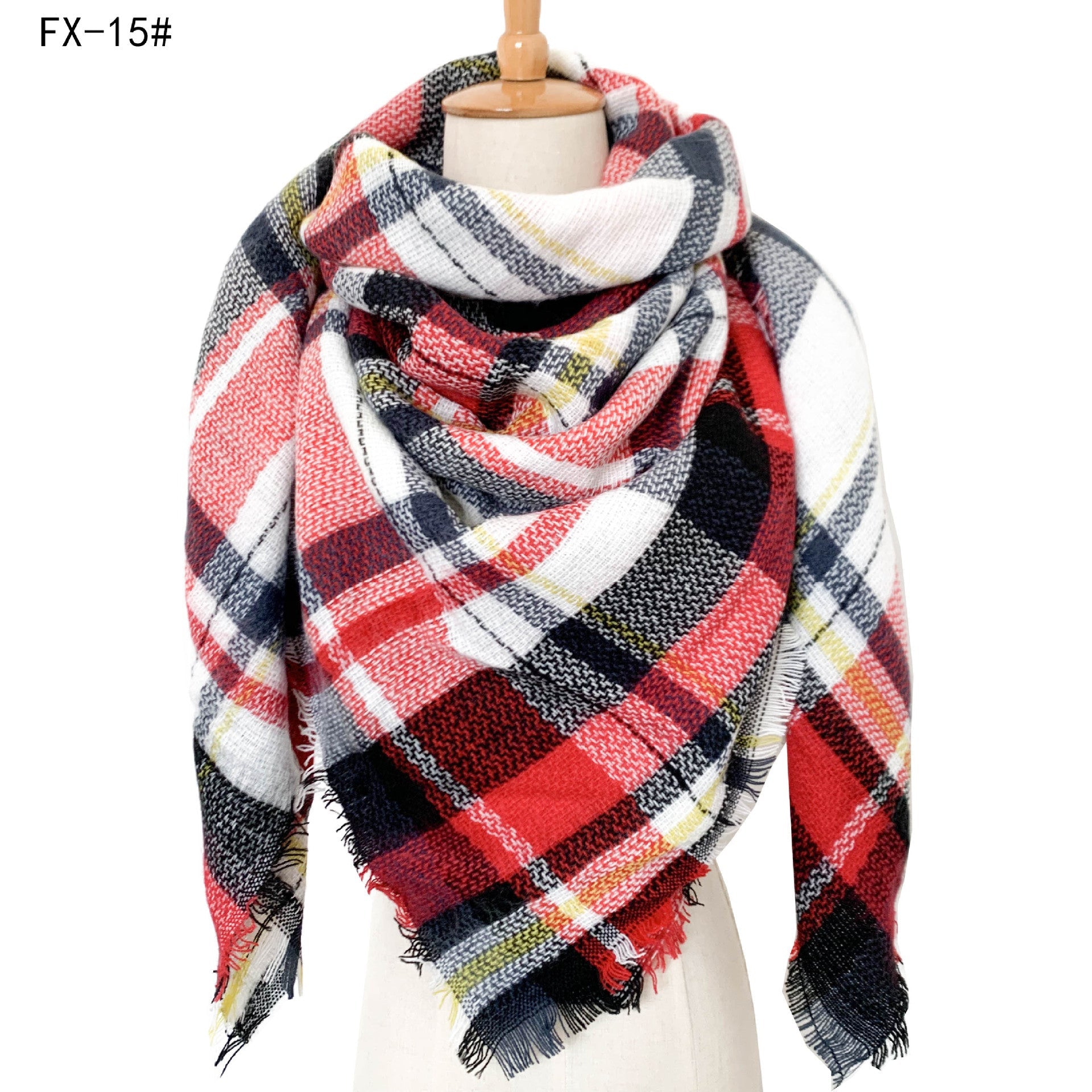 Colorful Soft Winter Scarfs for Women-scarves-15#-140cm-Free Shipping Leatheretro