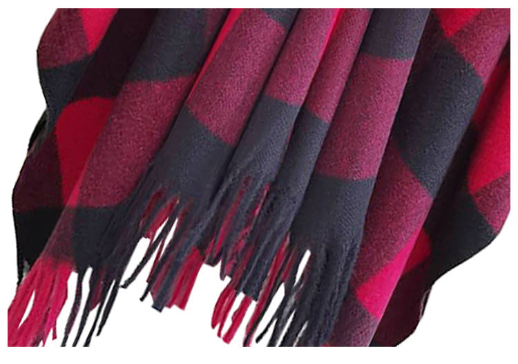 Winter Tassels Shawls Cape for Women-capes-SH11-01-160cm-Free Shipping Leatheretro
