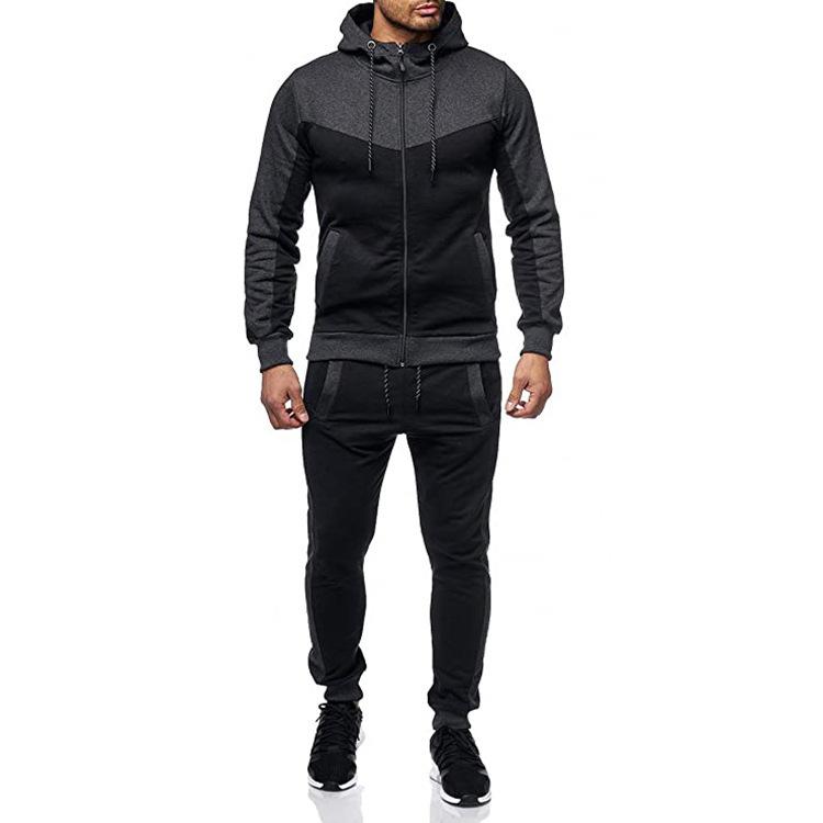 Casual Fall Men Hoodies Sports Suits-Sports Suits-Style1-M-Free Shipping Leatheretro