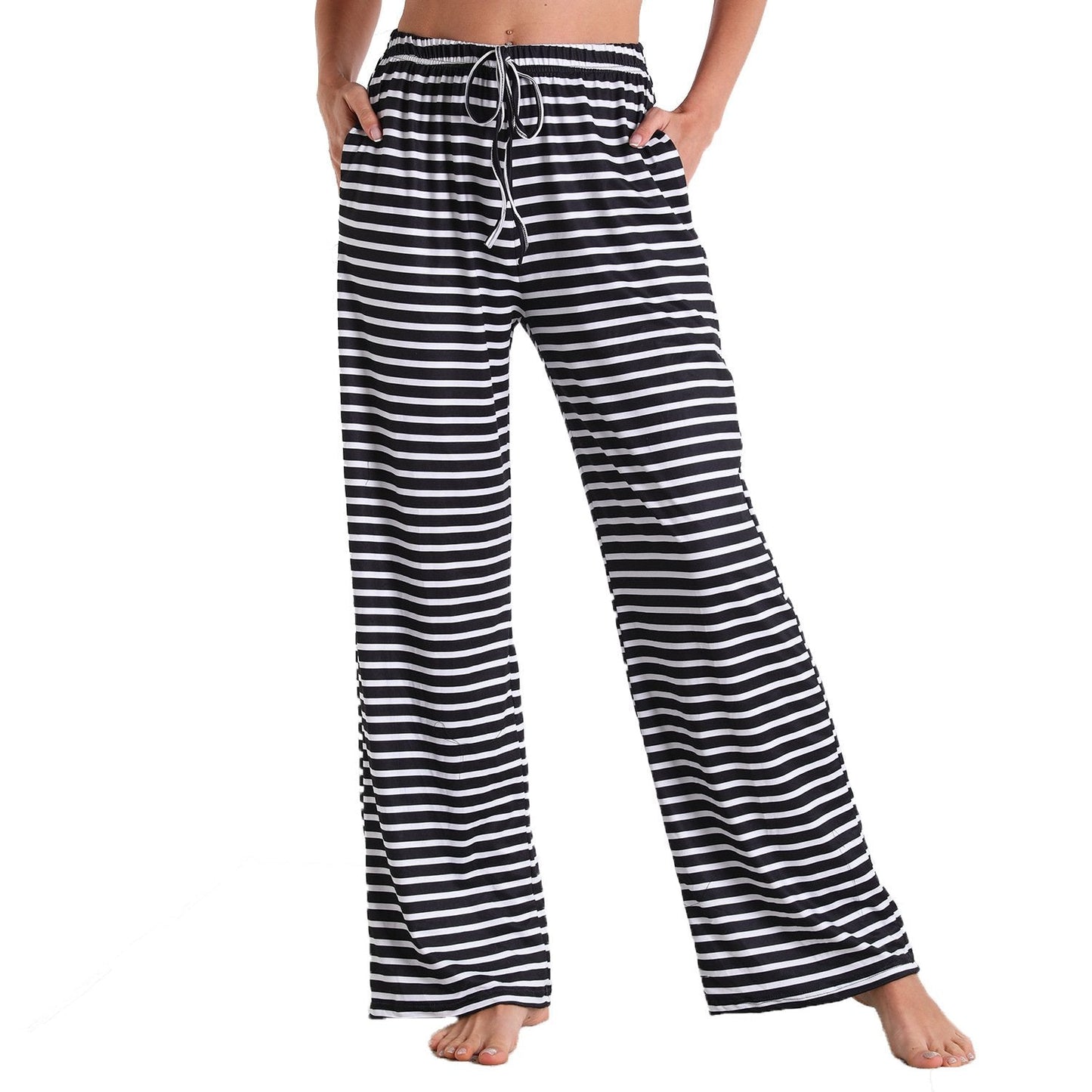 Leisure Women Comfortable Pants with Pocket-Pajamas-3017-S-Free Shipping Leatheretro