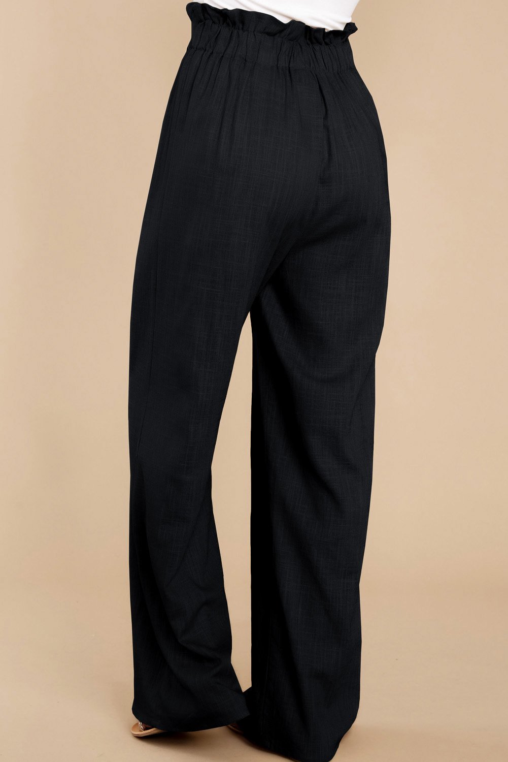 Casual Women Linen Long Pants-Women Bottoms-Khaki-S-Free Shipping Leatheretro