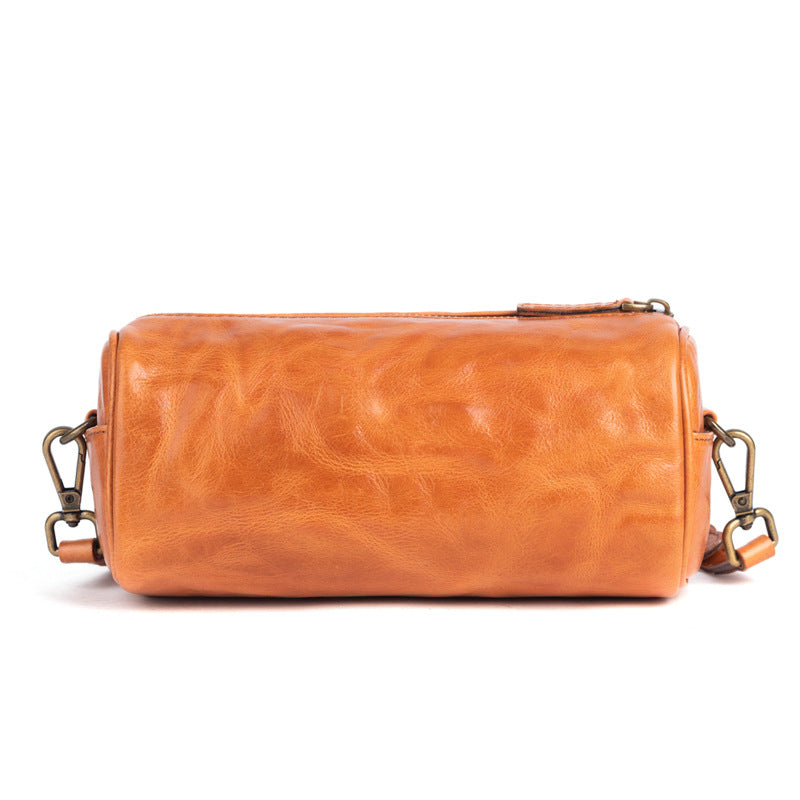 Vintage Leather Bucket Crossbody Bag for Women 2276-Leather Handbags for Women-Red-Free Shipping Leatheretro