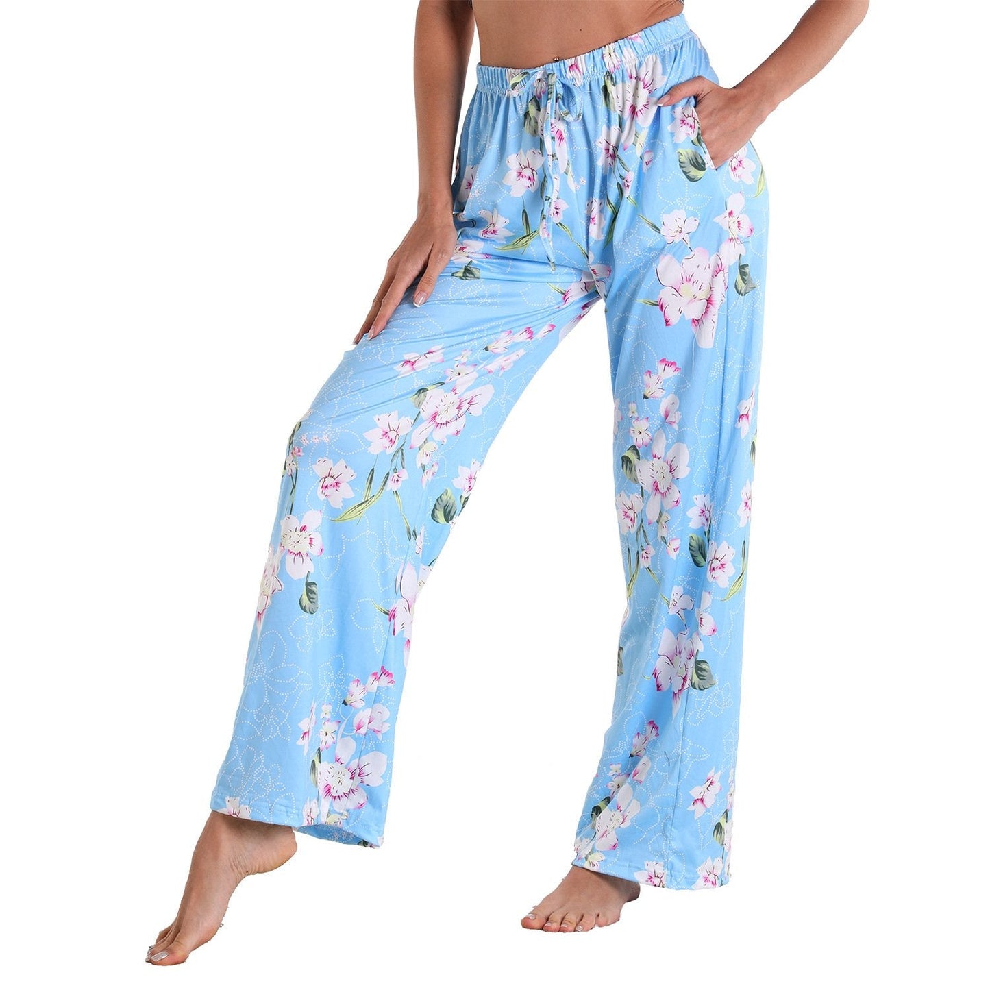 Fashion Casual Women Pajamas Pants-Pajamas-3011-S-Free Shipping Leatheretro