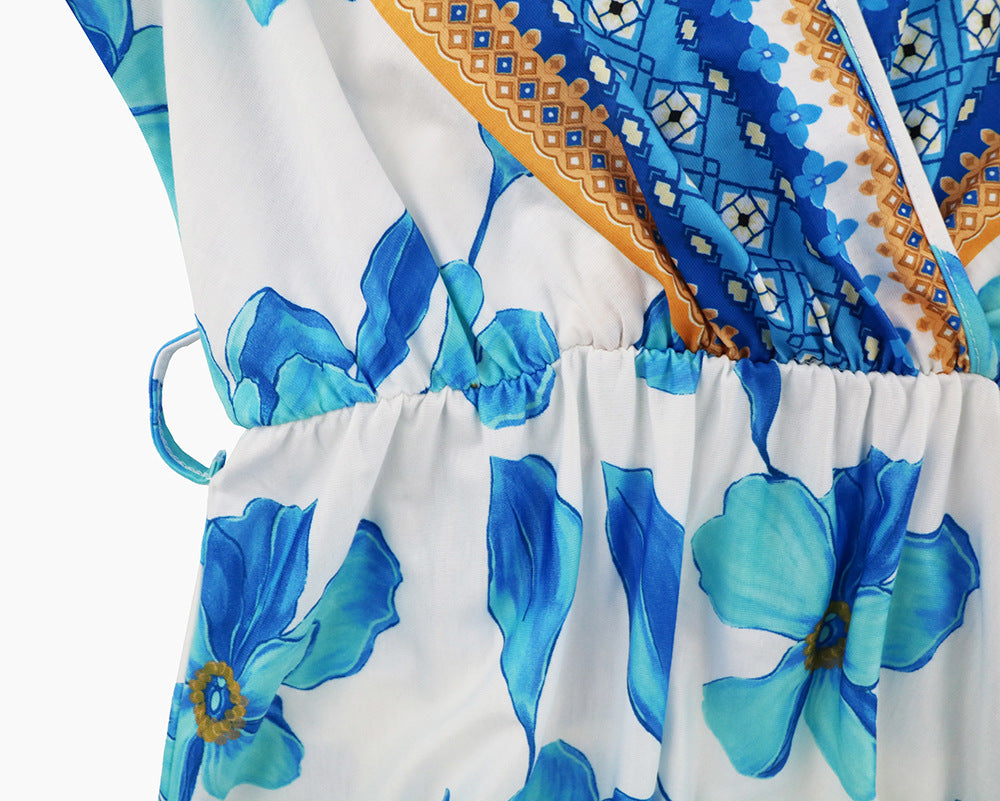 Summer Bohemian Long Beach Dresses-Dresses-LQ605-hong-S-Free Shipping Leatheretro