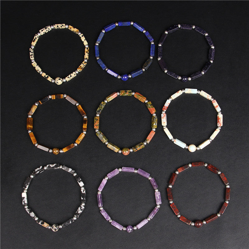 Rhinestone Fashion Beads Bracelets for Women-Bracelets-A-Free Shipping Leatheretro