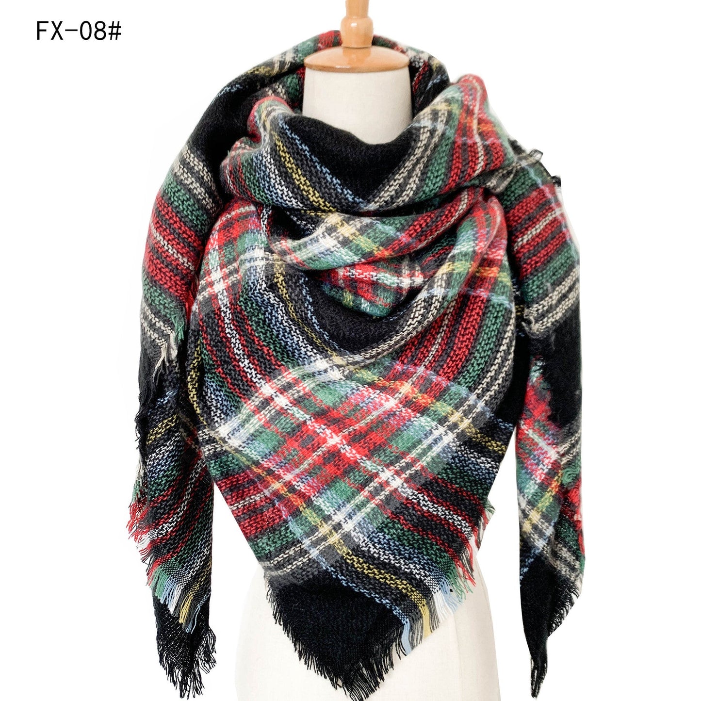 Colorful Soft Winter Scarfs for Women-scarves-8#-140cm-Free Shipping Leatheretro