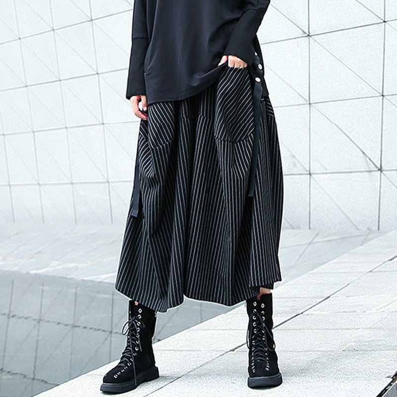 Designed High Waist Loose Wide Legs Pants-Pants-The same as picture-Color-Free Shipping Leatheretro