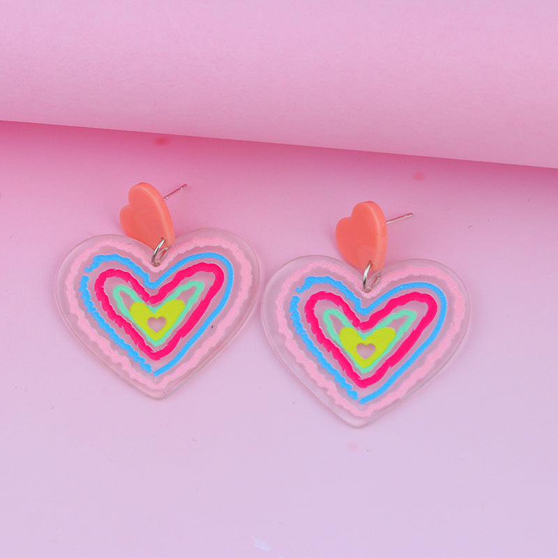 3pcs/Set Valentine's Day Sweetheart Design Women Earrings for Women-Earrings-9-Free Shipping Leatheretro
