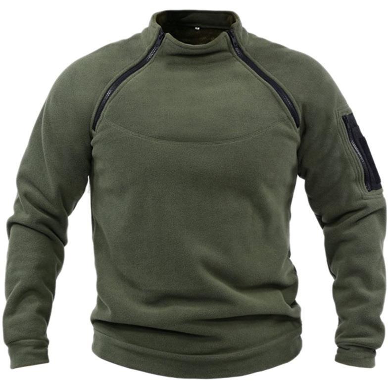 Warm Turtleneck Pullover Sweaters for Men-Army Green-S-Free Shipping Leatheretro