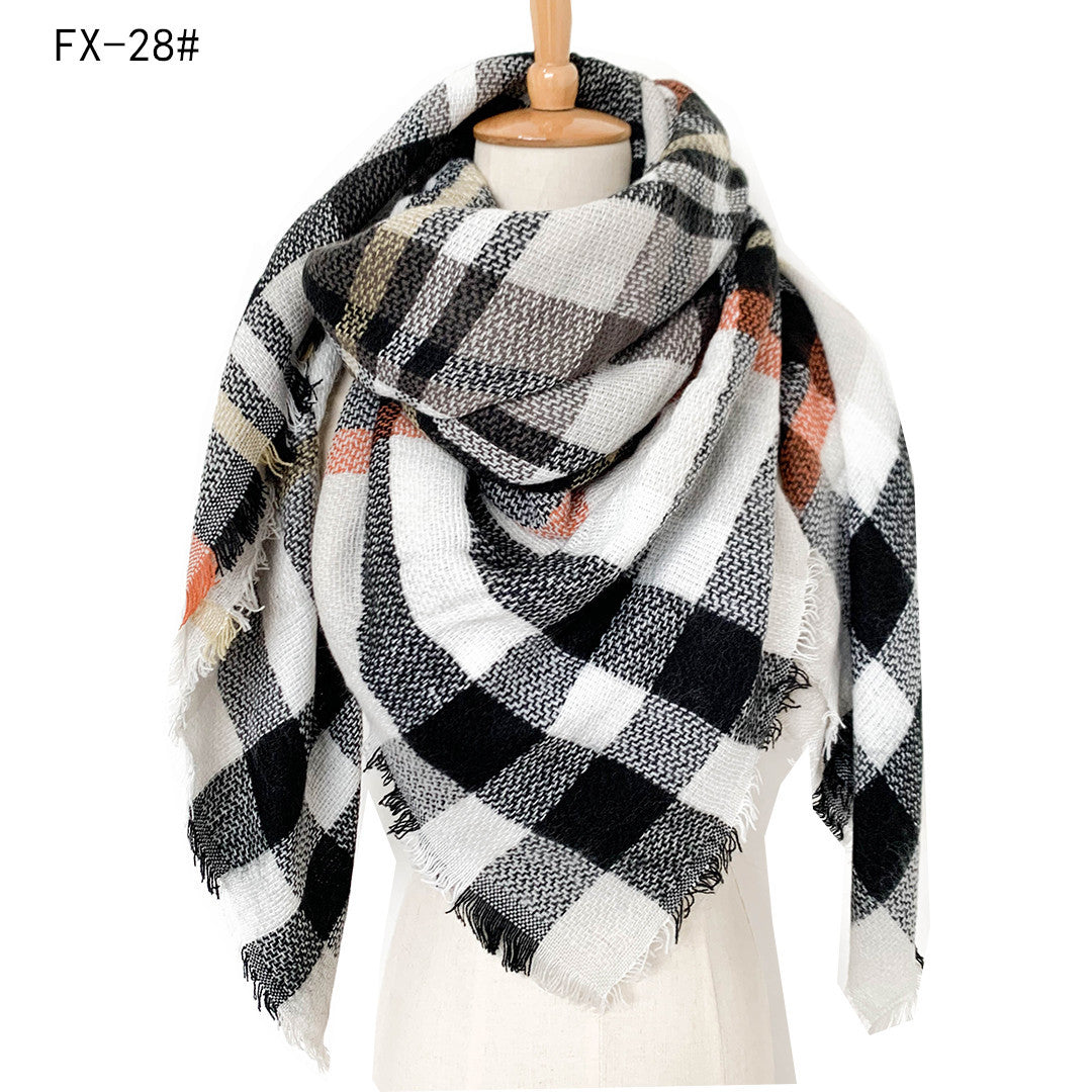 Colorful Soft Winter Scarfs for Women-scarves-28#-140cm-Free Shipping Leatheretro