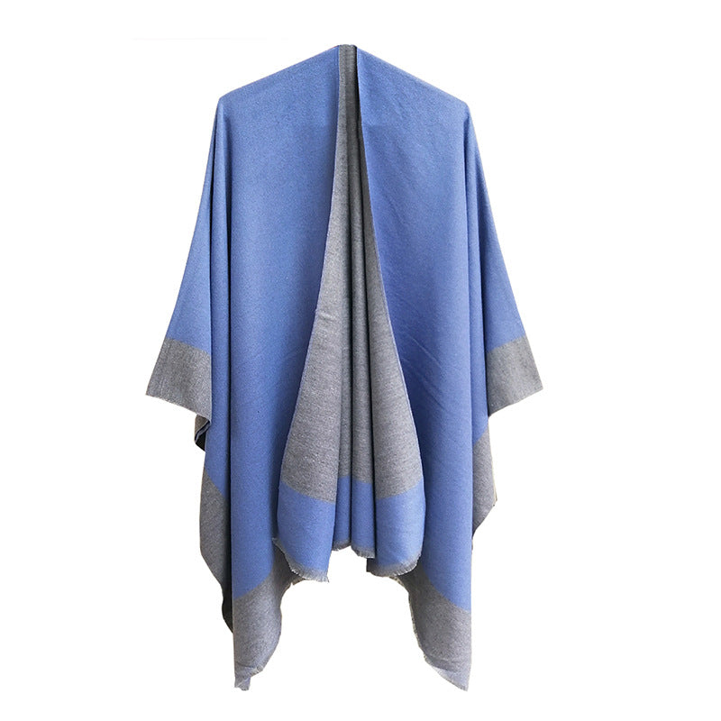 Fashion Traveling Shawls for Women-Scarves & Shawls-Blue-150x130cm-Free Shipping Leatheretro