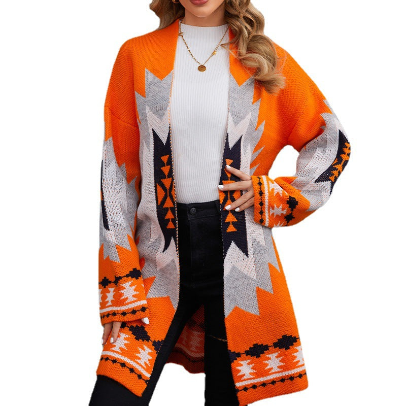 Halloween Winter Knitted Cardigan Sweaters for Women-Shirts & Tops-The same as picture-S-Free Shipping Leatheretro