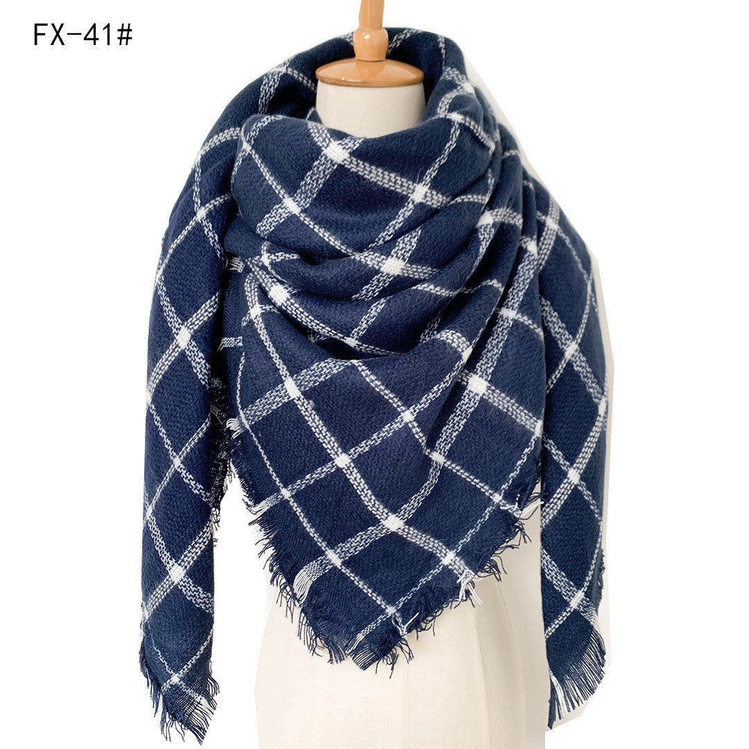 Colorful Soft Winter Scarfs for Women-scarves-41#-140cm-Free Shipping Leatheretro