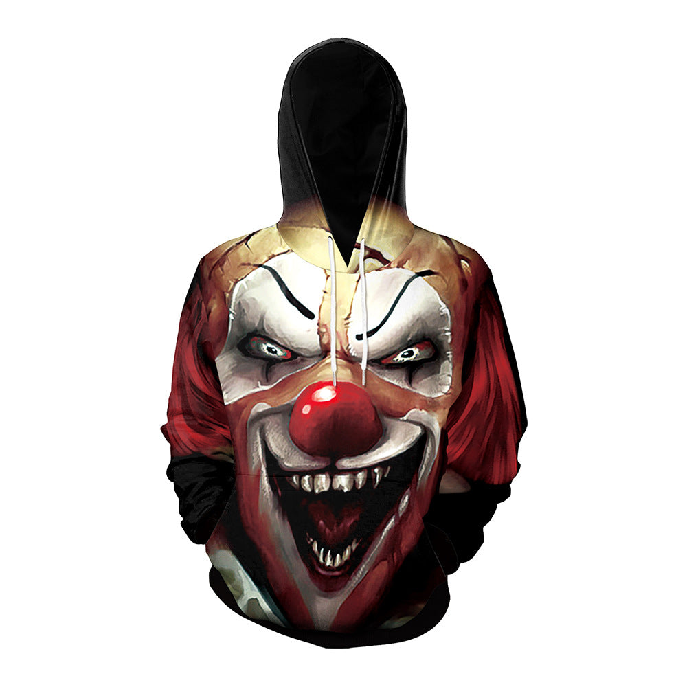Hip Hop Style Women Plus Sizes Hoodies for Halloween-Shirts & Tops-WB128-015-M-Free Shipping Leatheretro