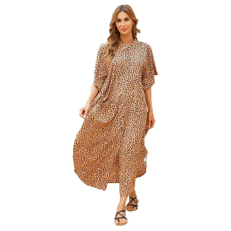 Women Summer Beach Loose Holiday Dresses-Maxi Dresses-15-One Size-Free Shipping Leatheretro