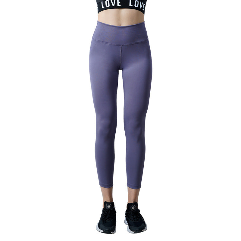 Sexy High Waist Gym Leggings for Women-Activewear-Purple-S-Free Shipping Leatheretro