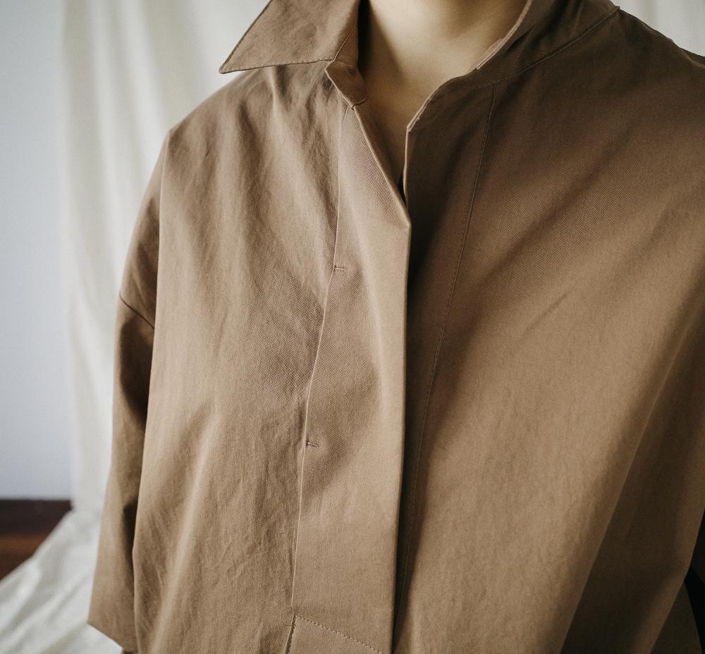 Class Bowknot Long Sleeves Maxi Shirt Dresses-Cozy Dresses-Ivory-S-Free Shipping Leatheretro