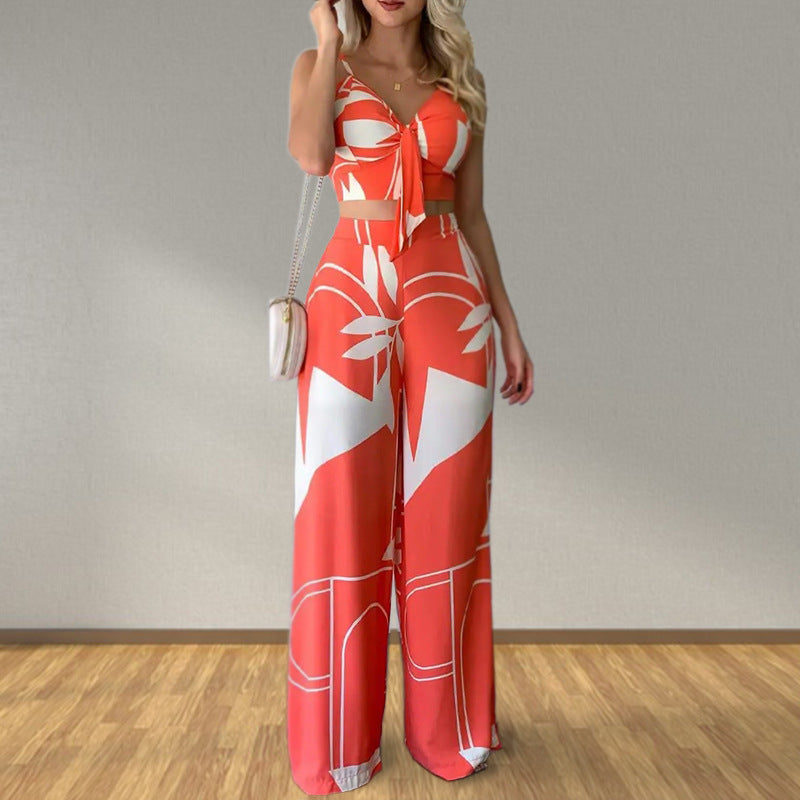 Sexy Summer Strapless Women Two Pieces Suits-Suits-Orange-S-Free Shipping Leatheretro