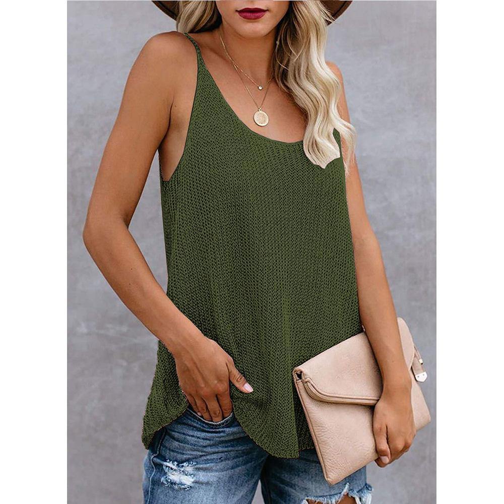 Women Summer Knitting Loose Striped Crop Tops-Tops-8-S-Free Shipping Leatheretro