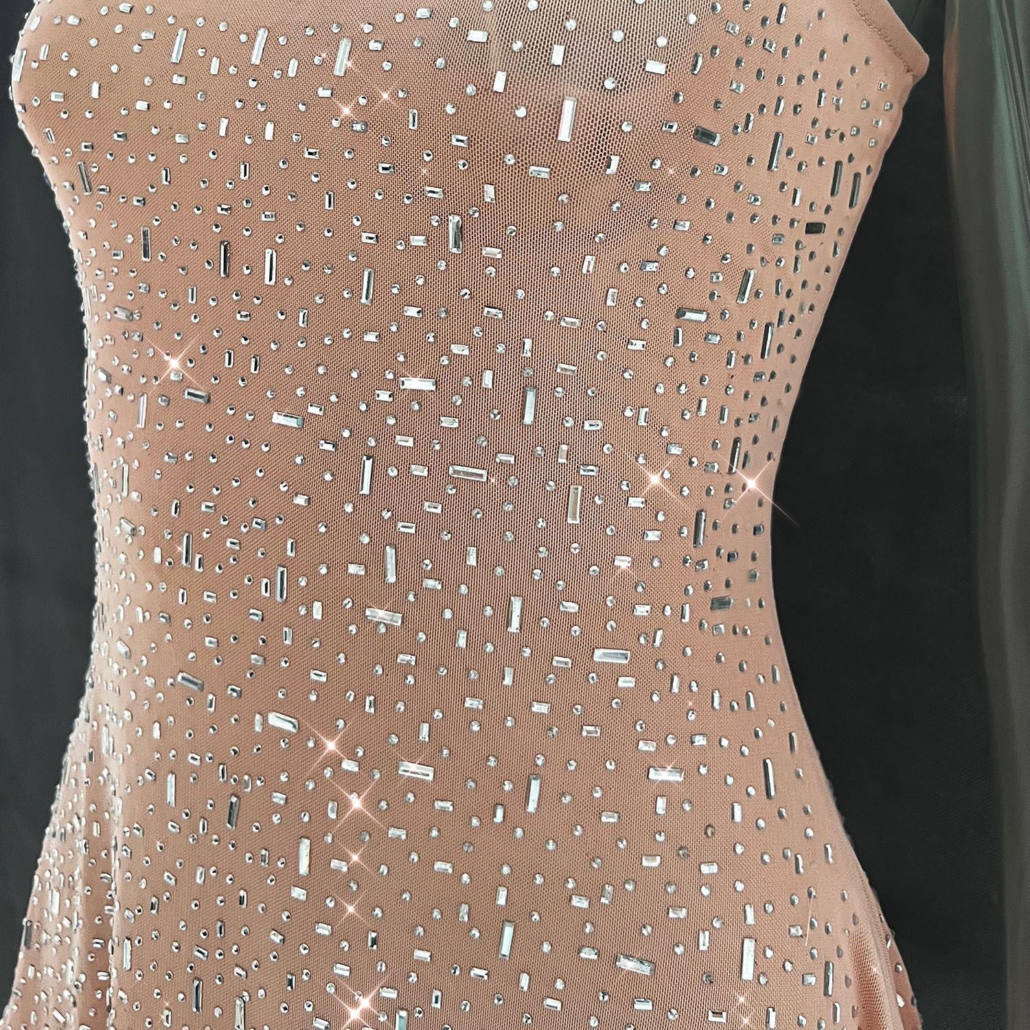 Sexy Diamond See Through Short Mini Party Dresses-Dresses-Nake-S-Free Shipping Leatheretro