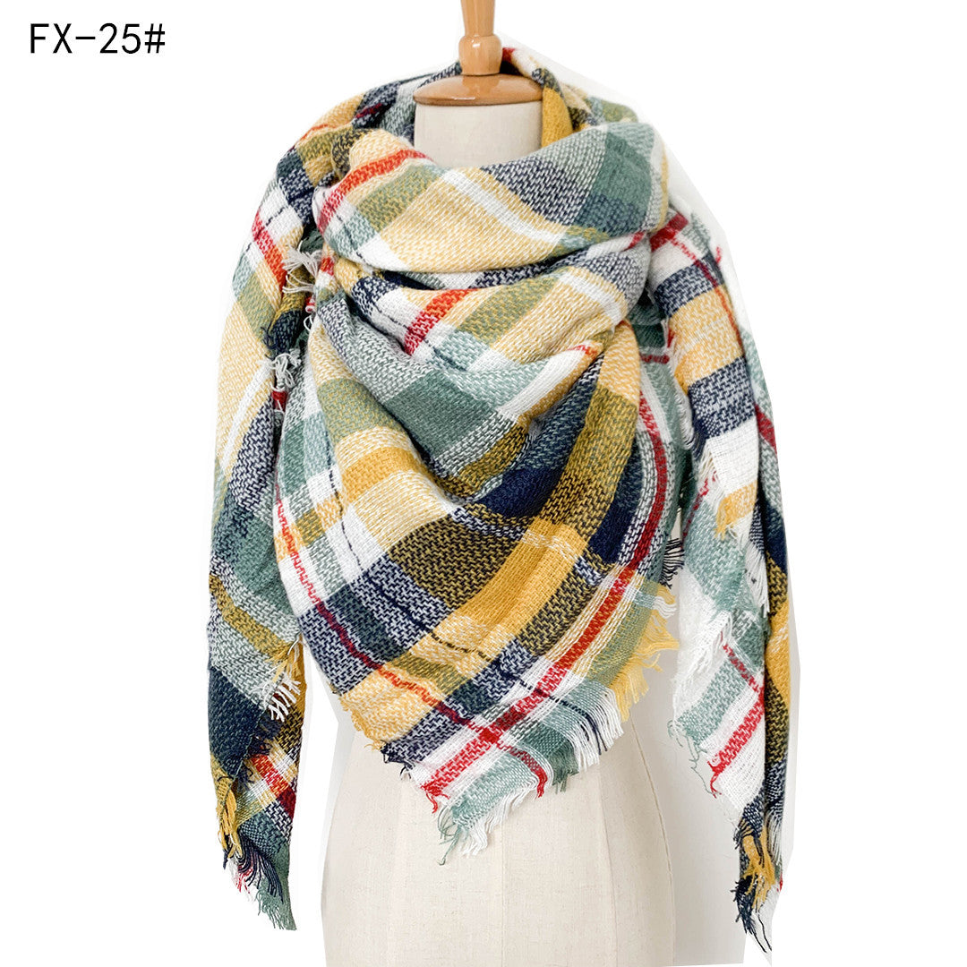 Colorful Soft Winter Scarfs for Women-scarves-25#-140cm-Free Shipping Leatheretro
