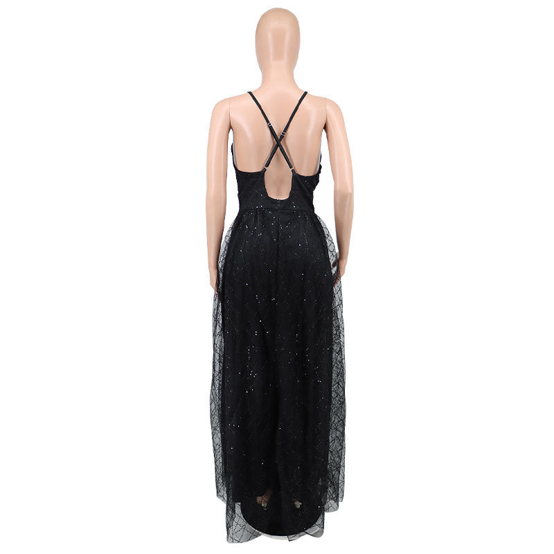 Fairy Black Long Dresses for Women-Dresses-Black-S-Free Shipping Leatheretro