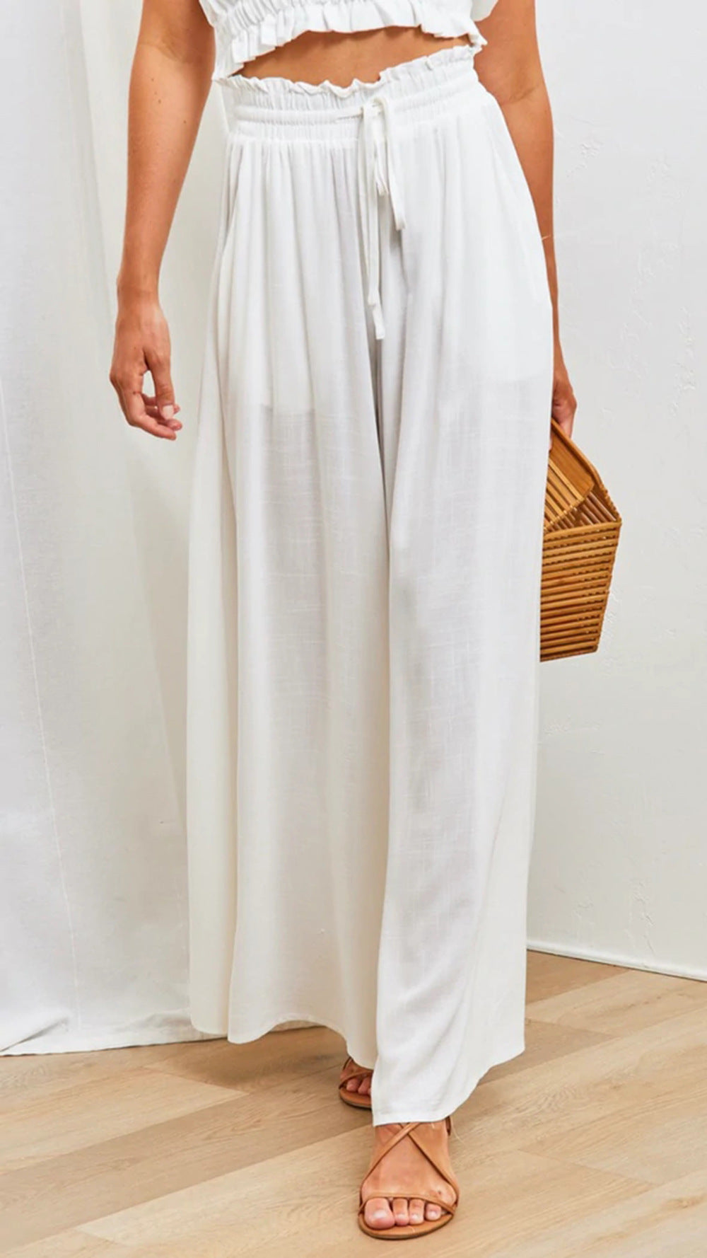Casual Summer Wide Legs Long Pants for Women-Pants-Colorful-S-Free Shipping Leatheretro