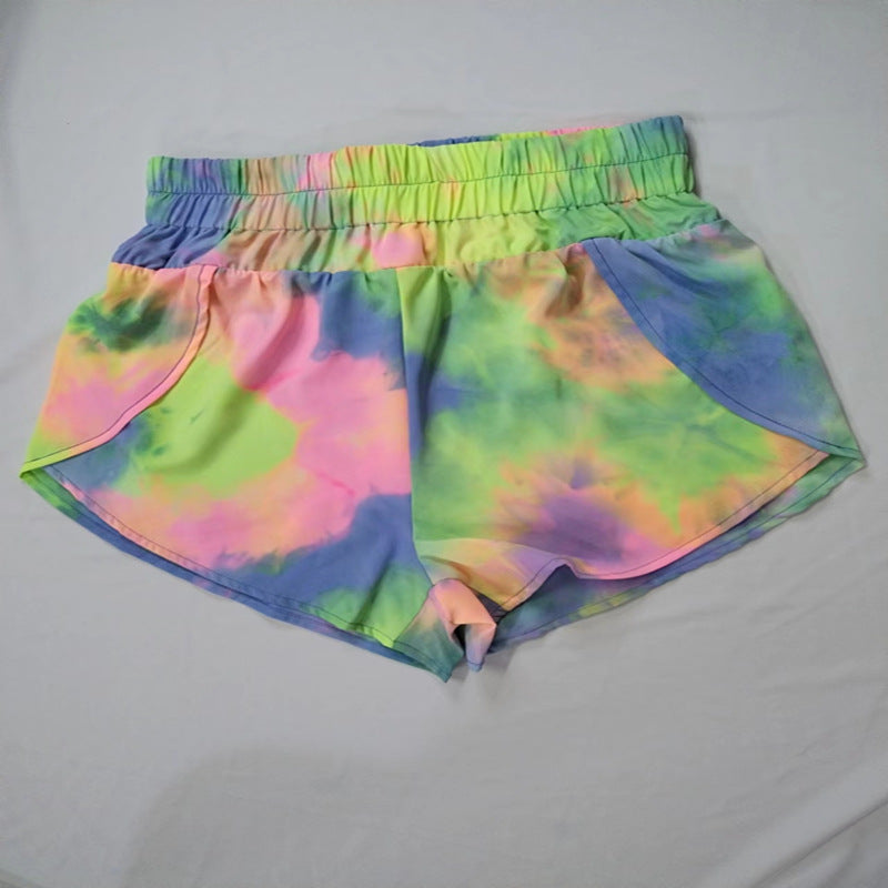 Casual High Waist Summer Shorts for Women-Pants-Rainbow-S-Free Shipping Leatheretro