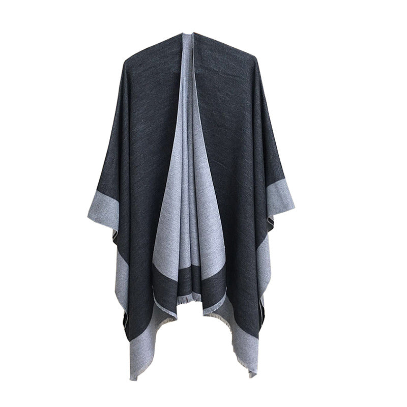 Fashion Traveling Shawls for Women-Scarves & Shawls-Black-150x130cm-Free Shipping Leatheretro