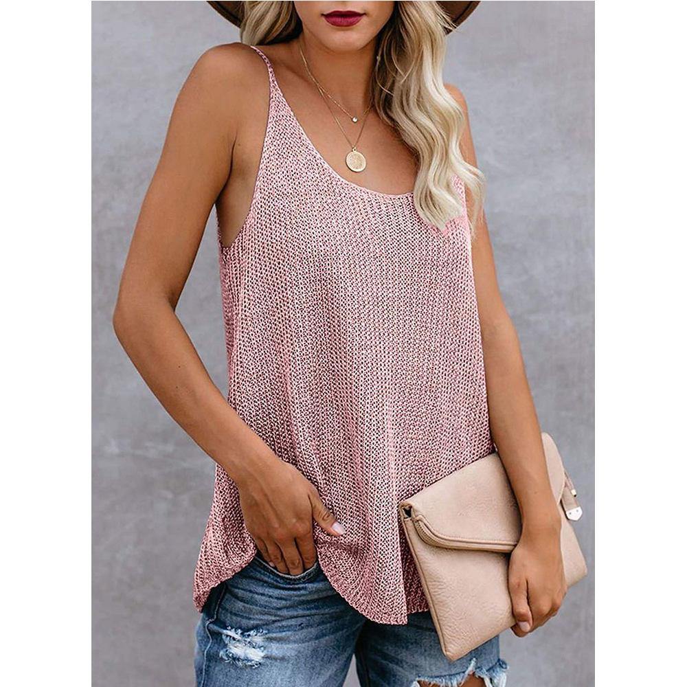 Women Summer Knitting Loose Striped Crop Tops-Tops-3-S-Free Shipping Leatheretro