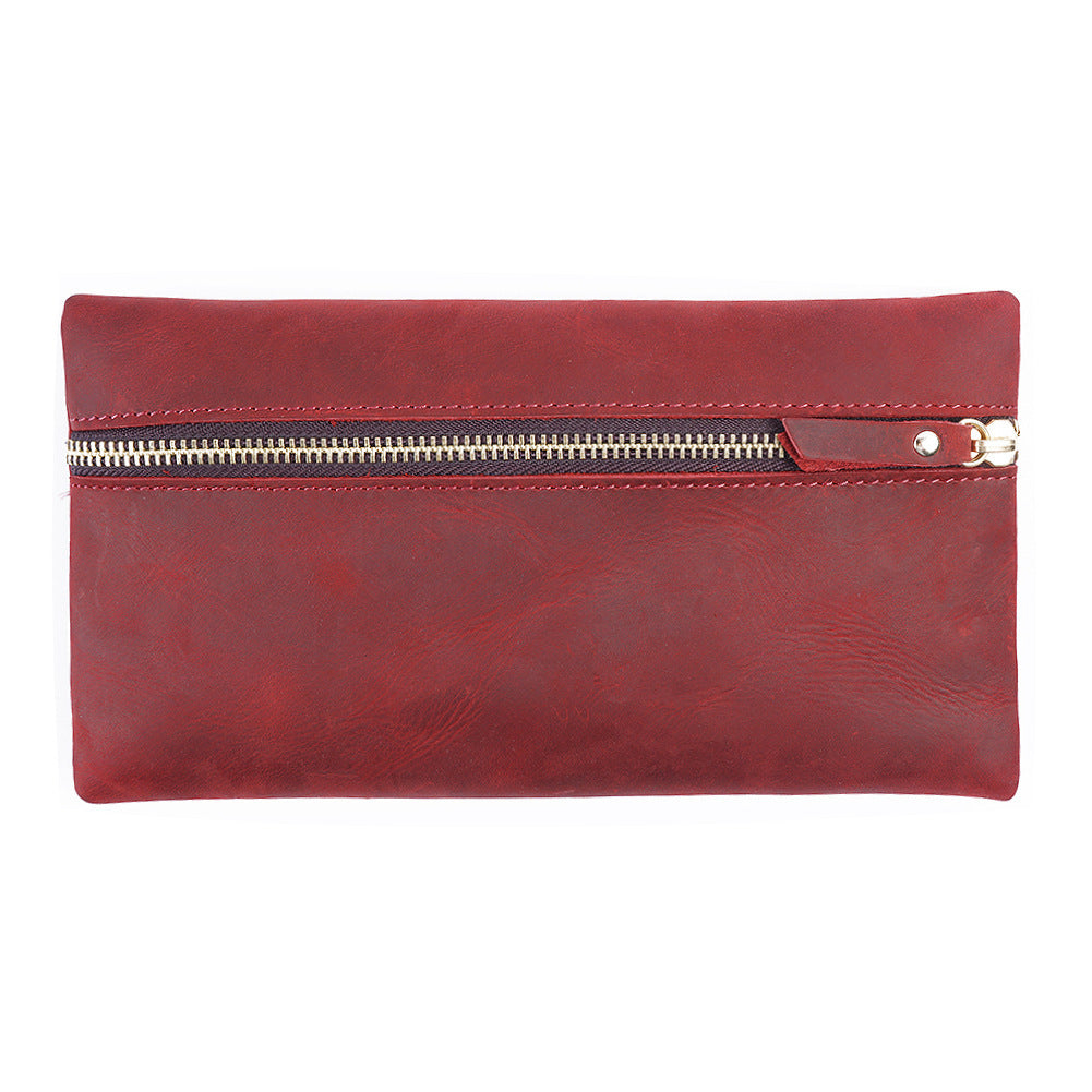 Vintage Large Storage Leather Cases P1080-Leather Cases-Black-Free Shipping Leatheretro