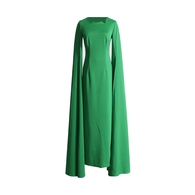 Designed Elegant Long Evening Dresses-Dresses-Green-S-Free Shipping Leatheretro