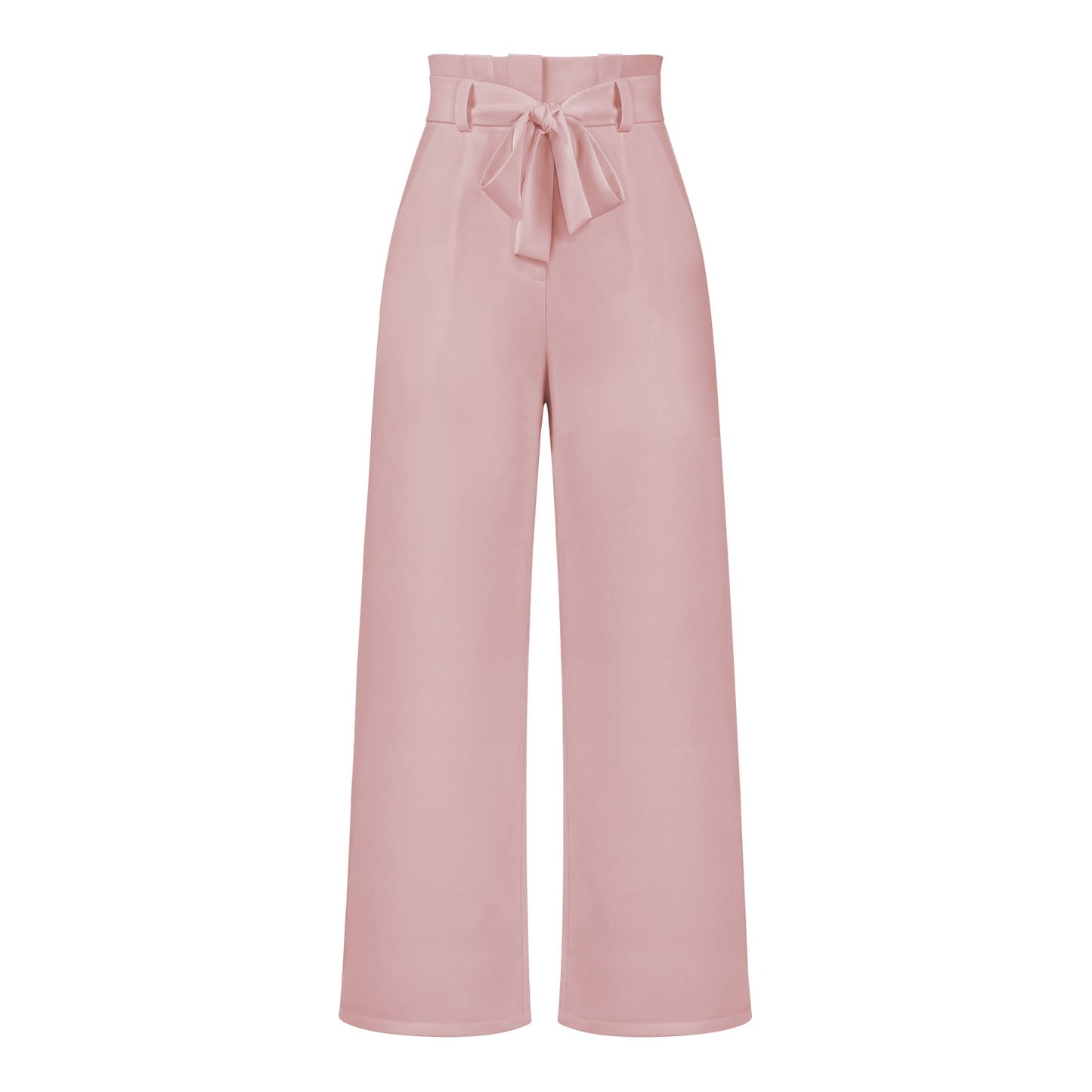 Elegant Office Lady Summer Wide Legs Pants-Pants-Pink-S-Free Shipping Leatheretro