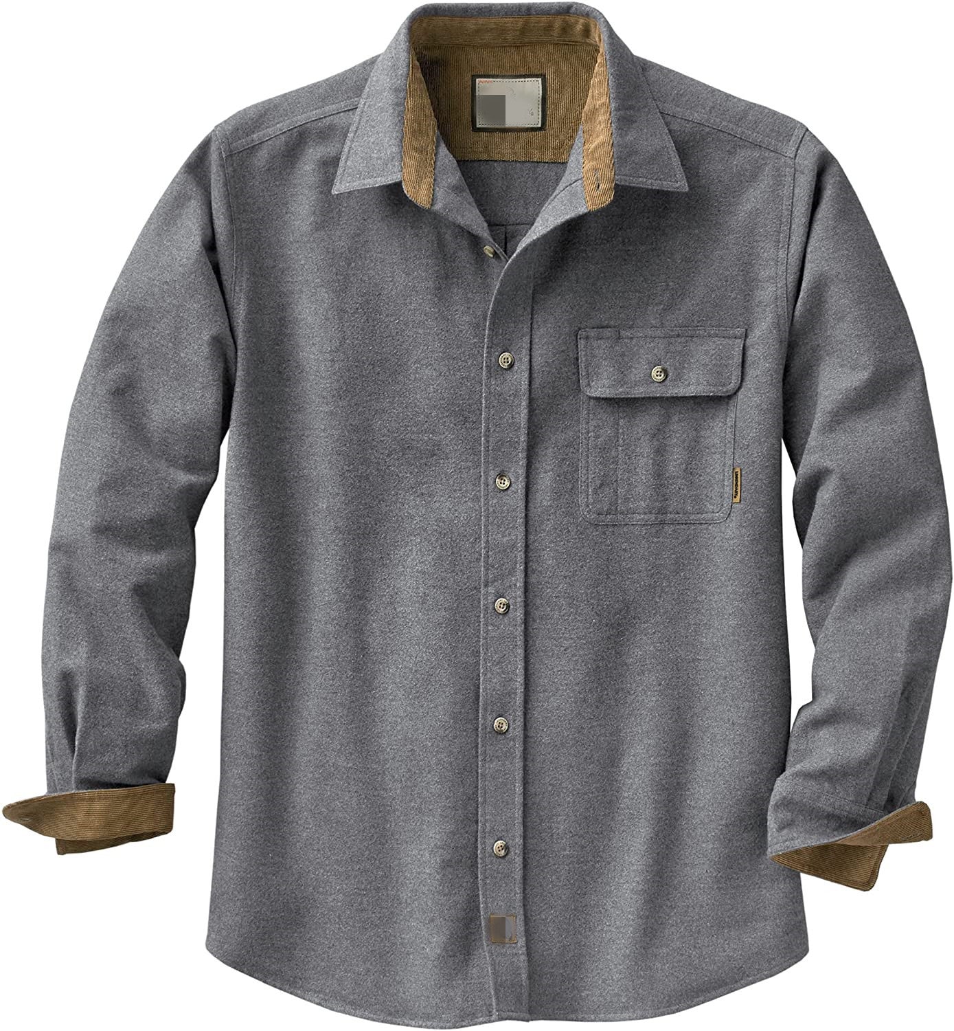 Casual Long Sleeves Shirts for Men-Shirts & Tops-Gray-S-Free Shipping Leatheretro