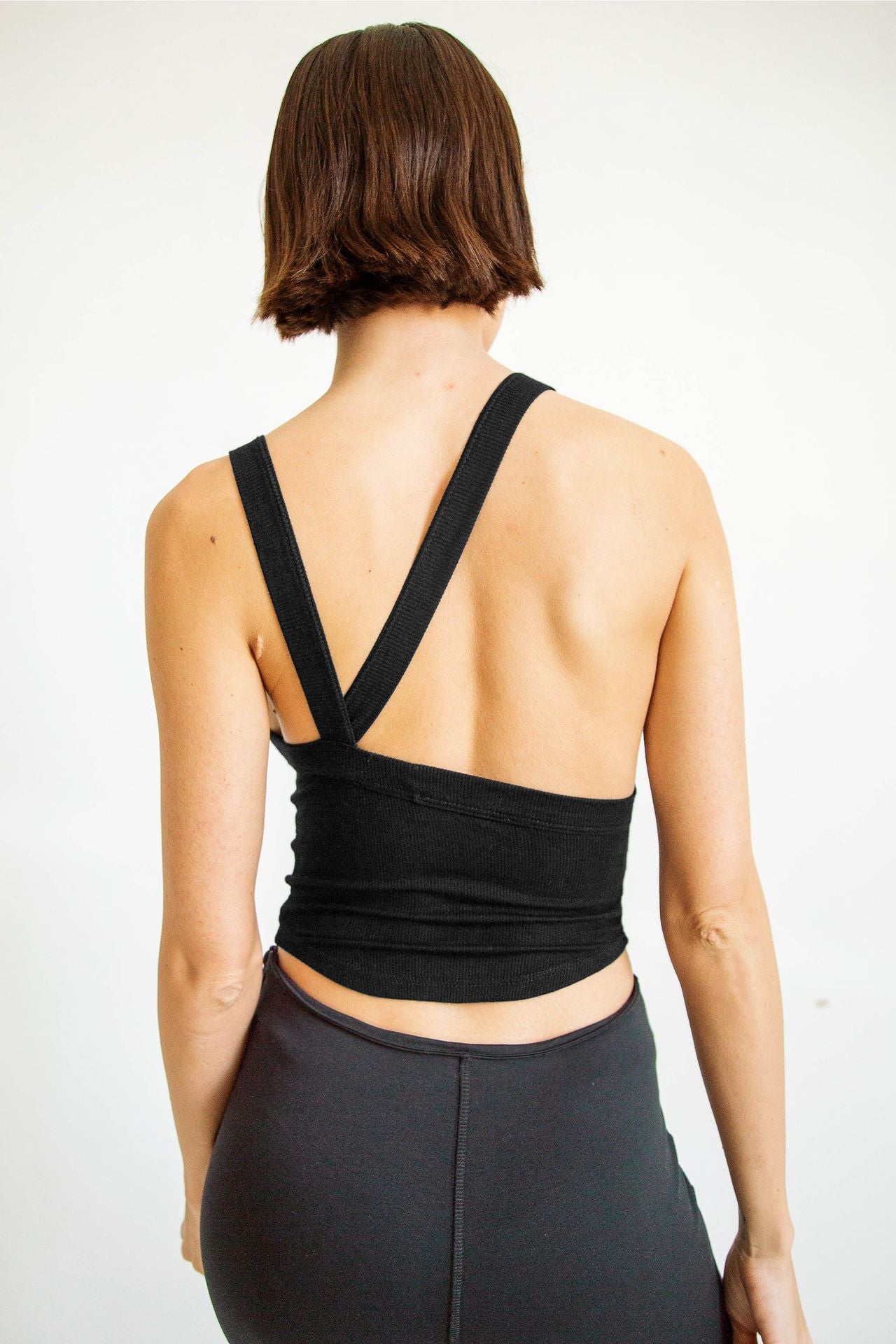 Sexy Fashion Backless Women Tank Tops-Shirts & Tops-Black-S-Free Shipping Leatheretro