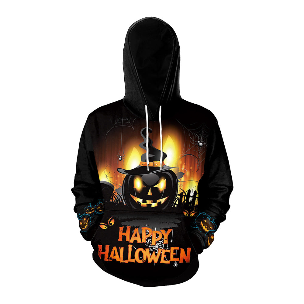 Hip Hop Style Women Plus Sizes Hoodies for Halloween-Shirts & Tops-WB128-014-M-Free Shipping Leatheretro