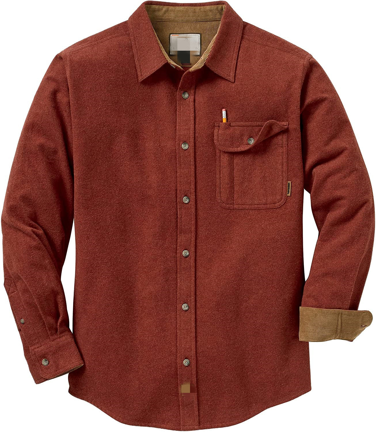 Casual Long Sleeves Shirts for Men-Shirts & Tops-Red-S-Free Shipping Leatheretro